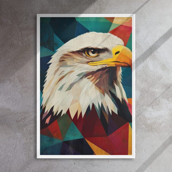 Geometric Bald Eagle Majesty Art - Image 15
