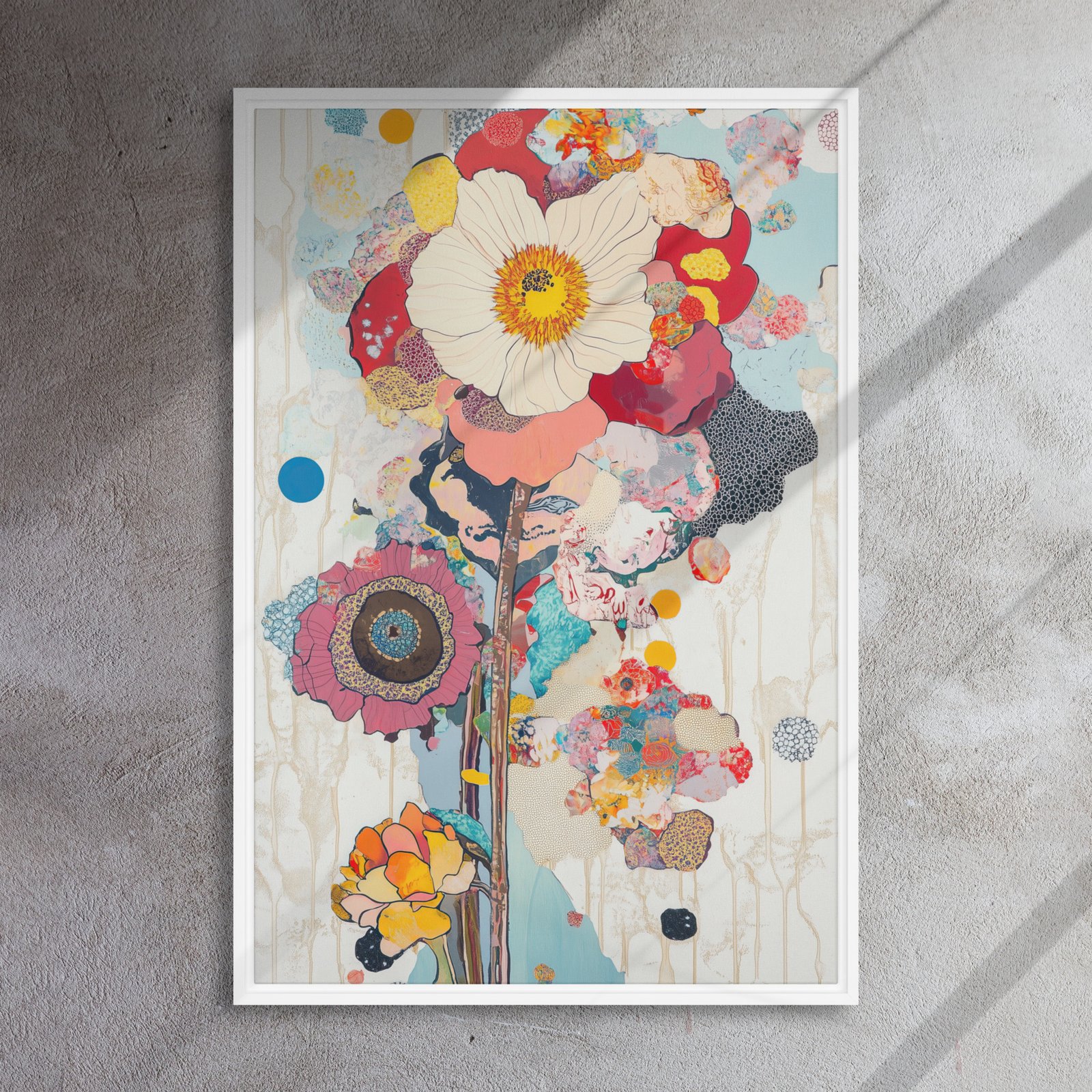 Vivid Poppy Collage Art - Image 15