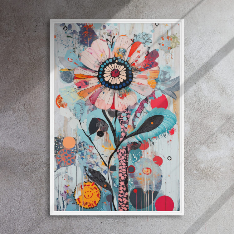 Vibrant Abstract Flower Art - Image 15