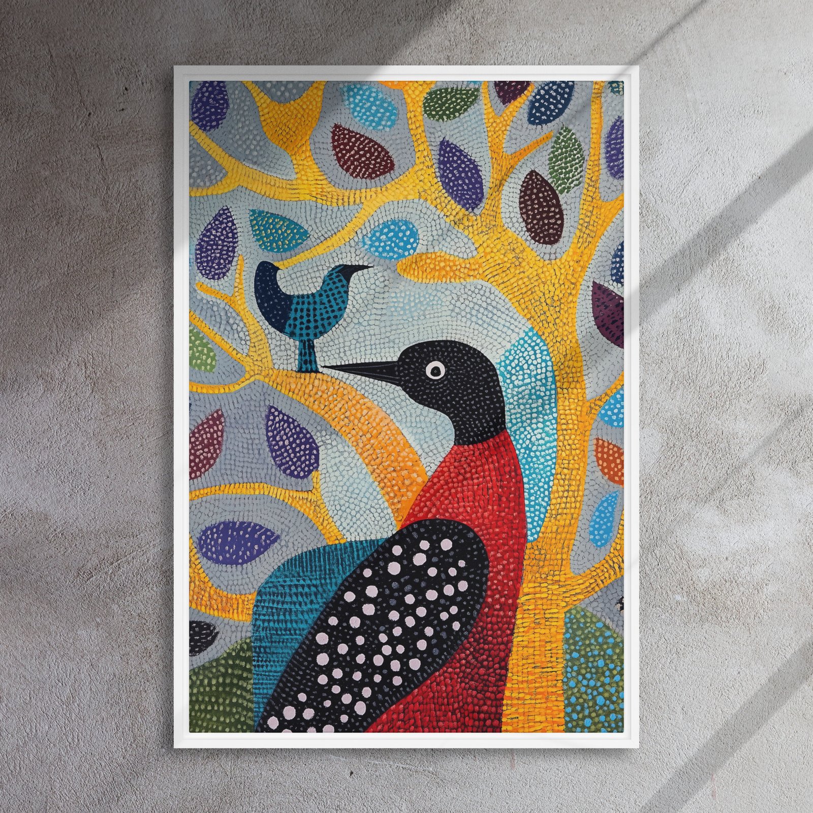 Dotted Birds Vibrant Tree - Image 15
