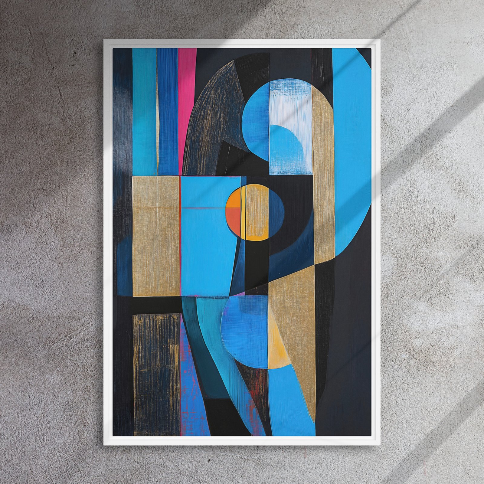 Celestial Geometry Blue Gold - Image 15